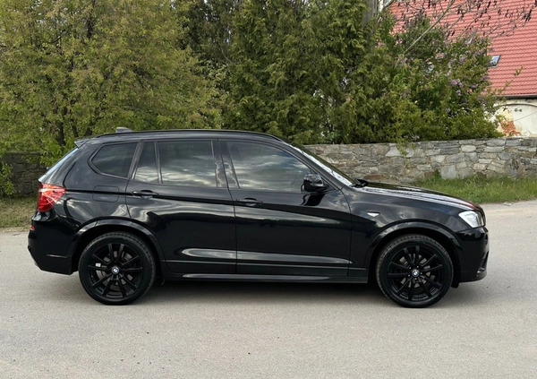 BMW X3 cena 77980 przebieg: 274000, rok produkcji 2012 z Ziębice małe 46
